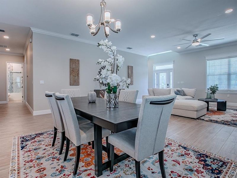 Furnished interior view inside a new home in , Oxford (Image 17). Furnished interior view inside a new home in , Oxford (Image 17).