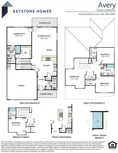 Examine this well-designed floor plan, showcasing functional living spaces across multiple levels, ideal for modern living.