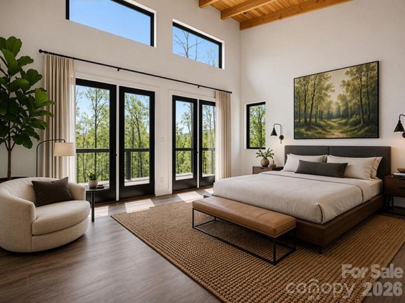 Bedroom -  virtual staging