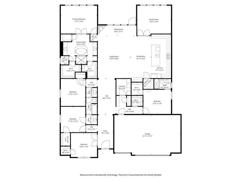 Floor plan of the home. Floor plan of the home.