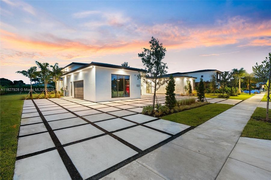 Front exterior of a new home in , Davie, FL, highlighting curb appeal (Image 25).