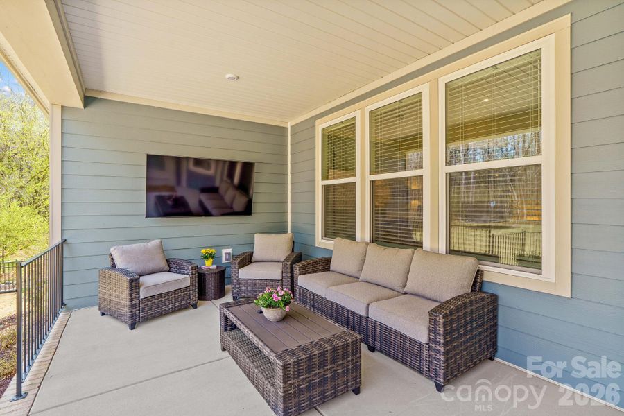 Exterior details and patio area of a home in , Salisbury (Image 3).