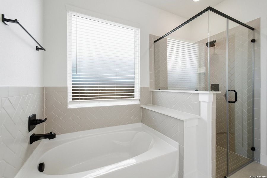 Furnished interior view inside a new home in The Woodlands at Medina Hills, Mico (Image 7). Furnished interior view inside a new home in The Woodlands at Medina Hills, Mico (Image 7).