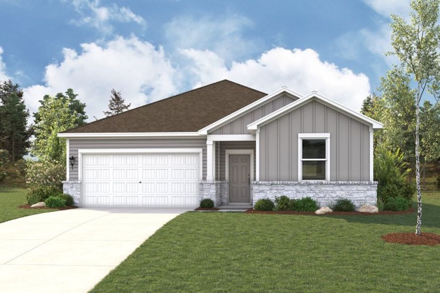 Erie plan, elevation B Erie plan, elevation B