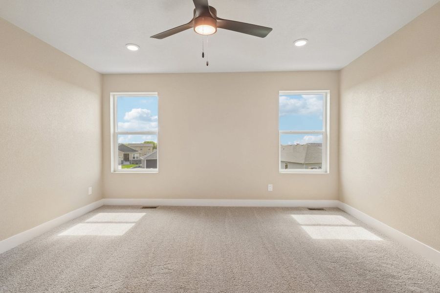 Spacious, unfurnished interior of a new home in The Glen, Colorado Springs (Image 38). Spacious, unfurnished interior of a new home in The Glen, Colorado Springs (Image 38).