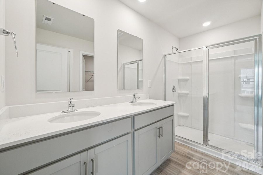 Furnished interior view inside a new home in Clark Creek Landing, Lincolnton (Image 8).