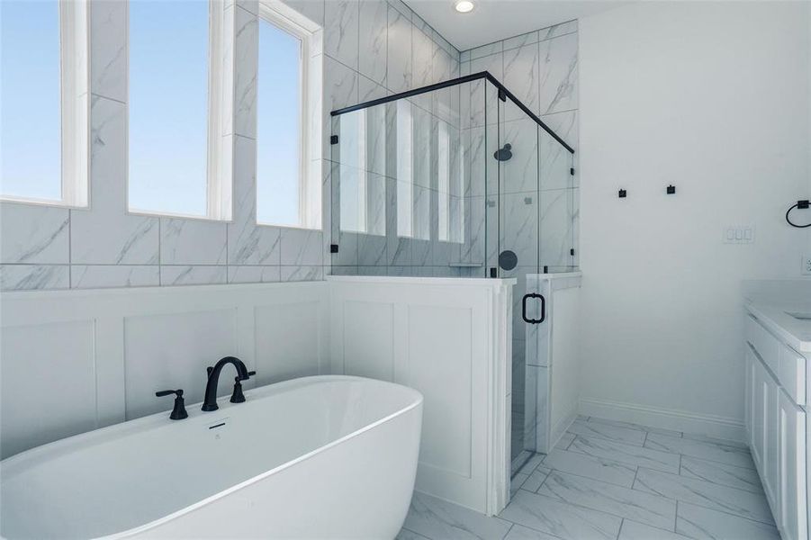 Furnished interior view inside a new home in , Godley (Image 16).