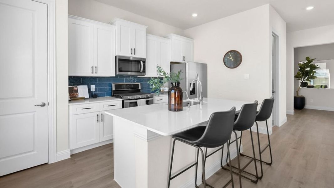 Representative furnished interior of a home built from the Saddlebrook by D.R. Horton in The Avenue, Allen (Image 4). Representative furnished interior of a home built from the Saddlebrook by D.R. Horton in The Avenue, Allen (Image 4).