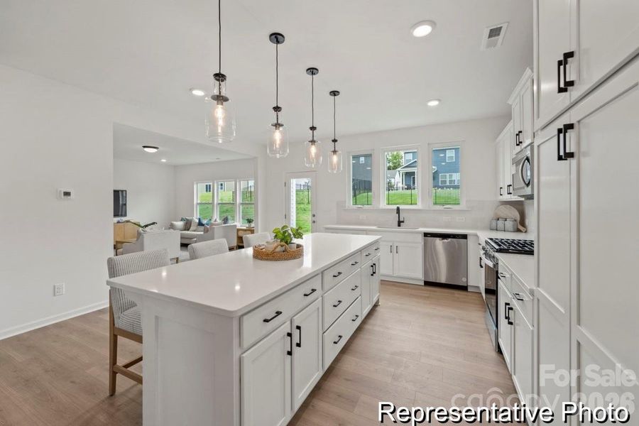 Furnished interior view inside a new home in Beaver Creek, Statesville (Image 4).