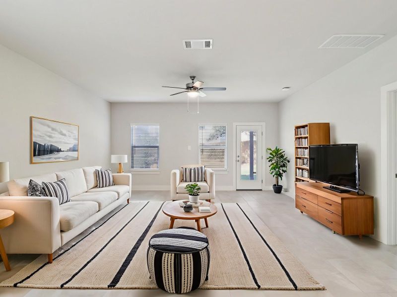 Furnished interior view inside a new home in Lark Canyon, New Braunfels (Image 4).