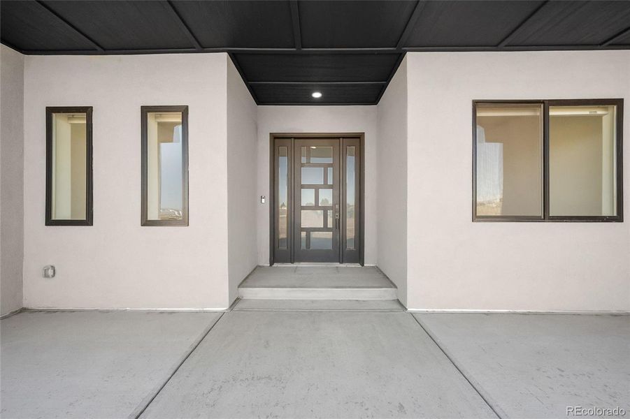 Exterior details and patio area of a home in , Parker (Image 2).