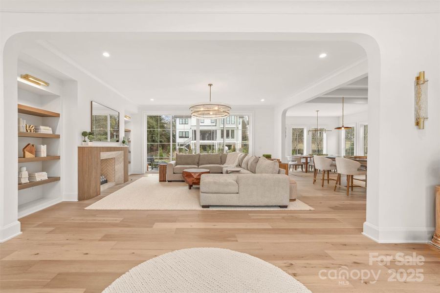 Furnished interior view inside a new home in , Charlotte (Image 10). Furnished interior view inside a new home in , Charlotte (Image 10).