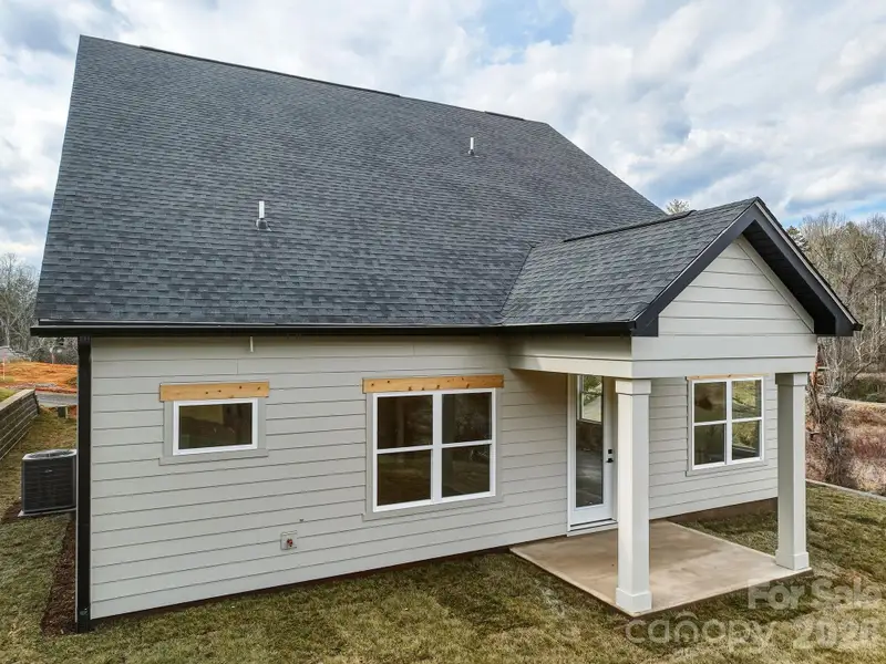 Exterior details and patio area of a home in , Weaverville (Image 3).