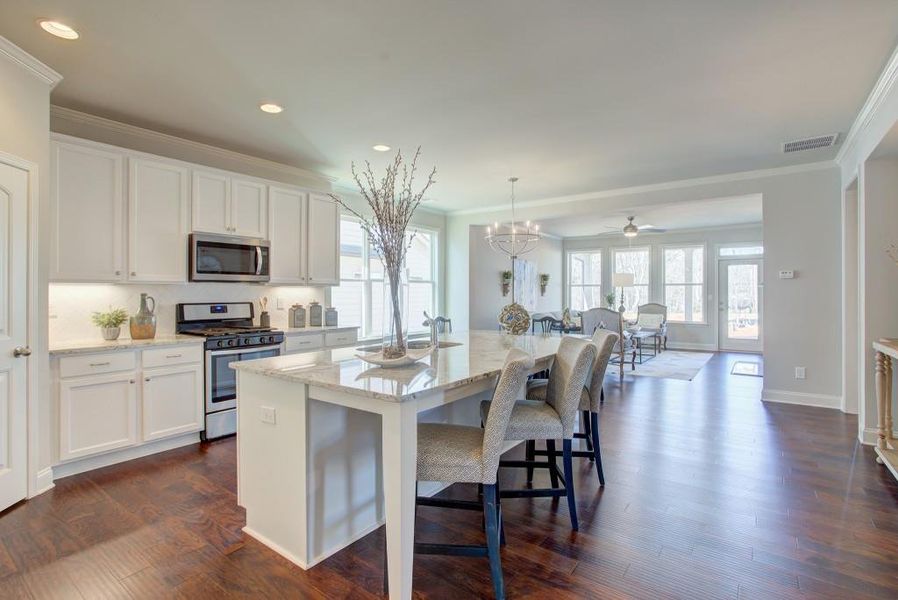Furnished interior view inside a new home in Terraces at Paravel, Acworth (Image 23).