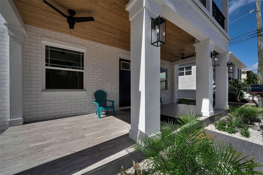 Exterior details and patio area of a home in , Tarpon Springs (Image 29). Exterior details and patio area of a home in , Tarpon Springs (Image 29).