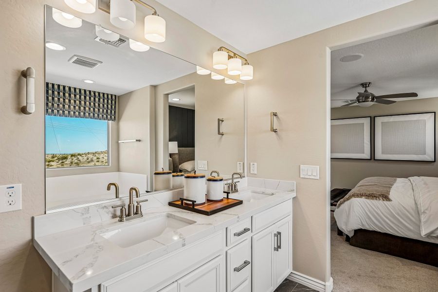 Furnished interior view inside a new home in Estrella, Goodyear (Image 15).