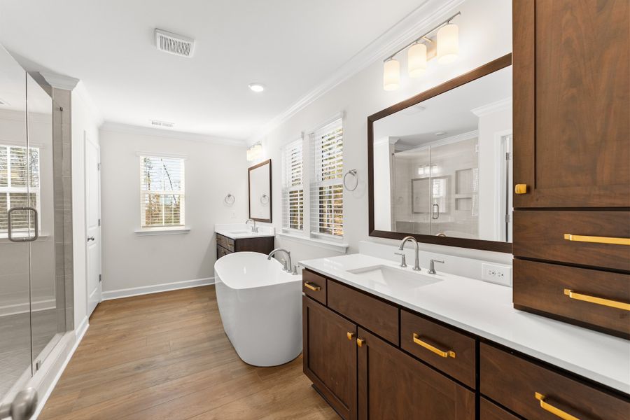 Furnished interior view inside a new home in Cottages at Lake Emory, Inman (Image 11).