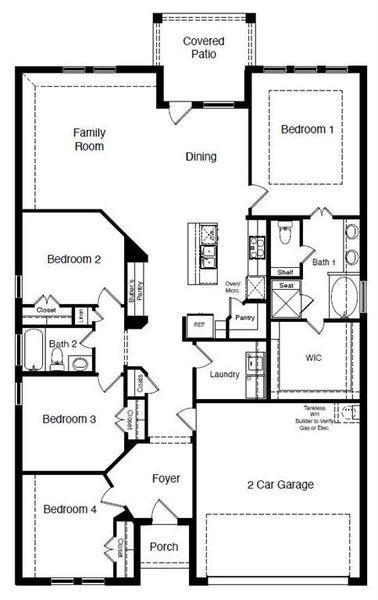 D.R. Horton's The Cypress floorplan - All Home and community information, including pricing, included features, terms, availability and amenities, are subject to change at any time without notice or obligation. All Drawings, pictures, photographs, video, square footages, floor plans, elevations, features, colors and sizes are approximate for illustration purposes only and will vary from the homes as built.