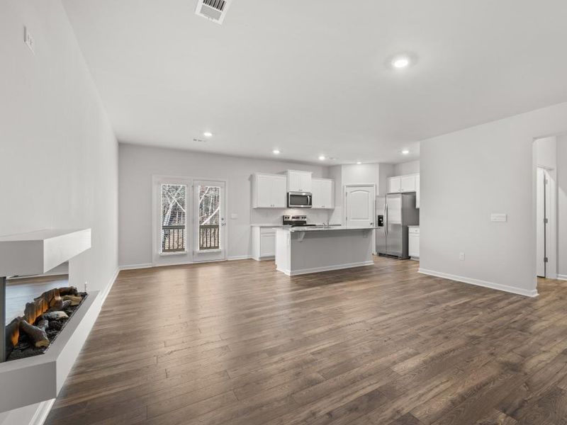 Furnished interior view inside a new home in Mountain Park, Dahlonega (Image 6).
