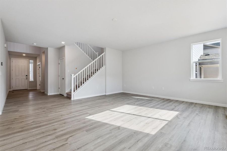Spacious, unfurnished interior of a new home in Floret Collection at Parkdale Commons, Lafayette (Image 19).