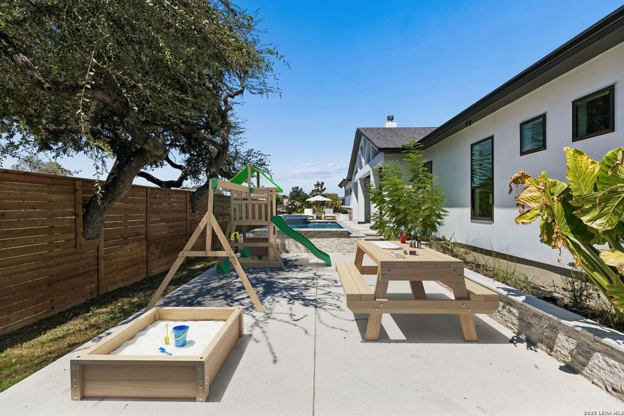 Exterior details and patio area of a home in , Leon Valley (Image 30).