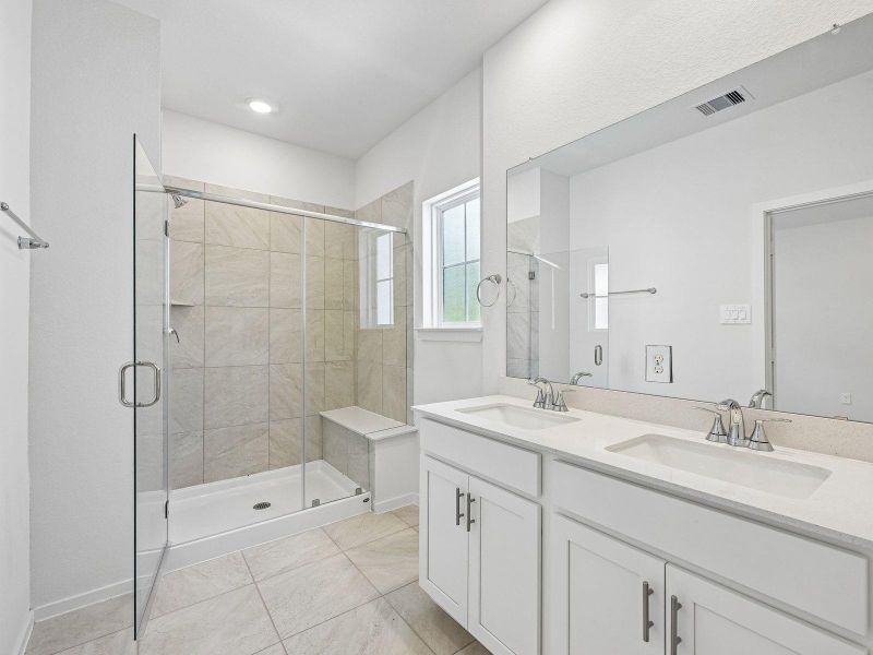 Furnished interior view inside a new home in Pinewood Trails - City Series, Atascocita (Image 20).