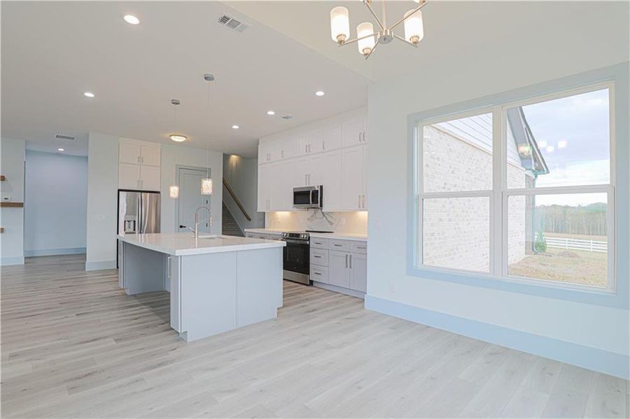 Furnished interior view inside a new home in , Maysville (Image 7).