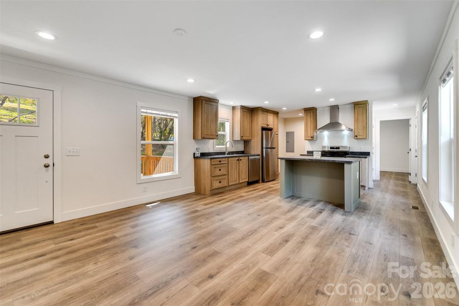 Furnished interior view inside a new home in , Hayesville (Image 12).