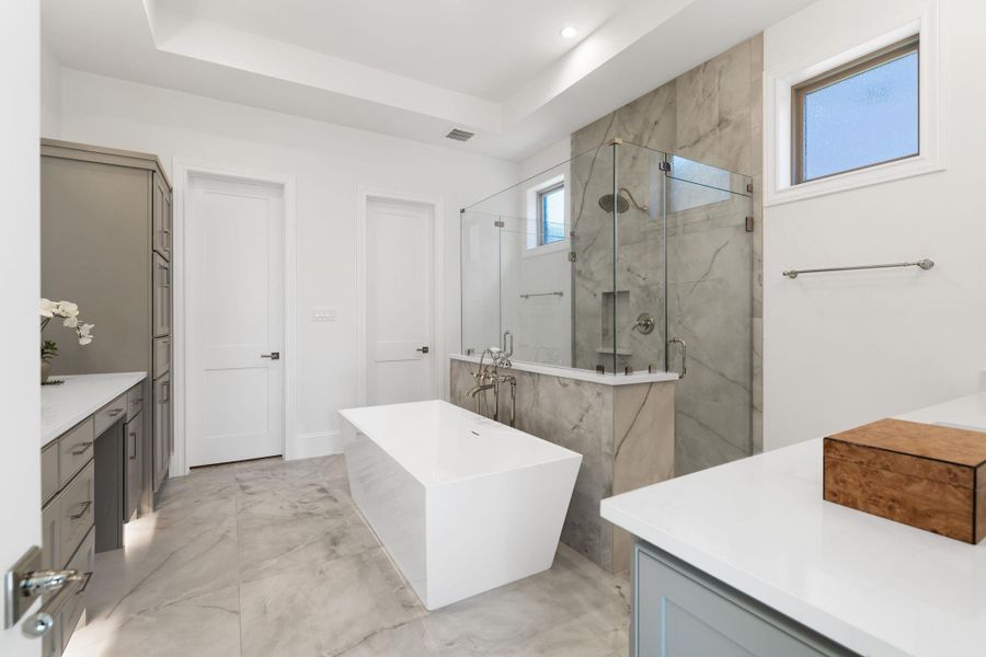 Furnished interior view inside a new home in , Houston (Image 31).