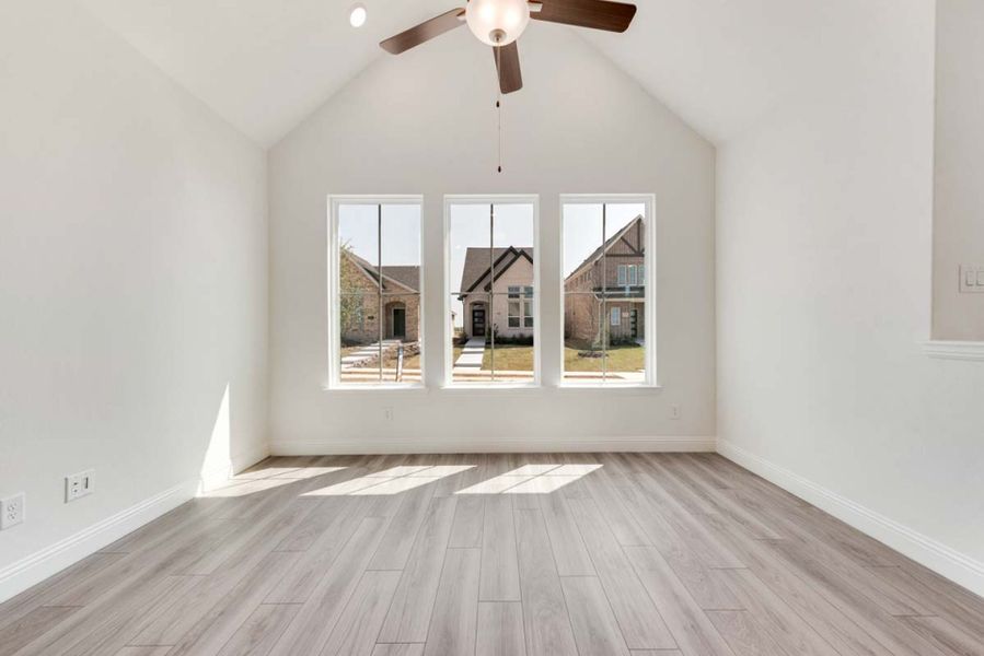 Representative unfurnished interior of a home built from the Wisteria by Pacesetter Homes in Elevon, Lavon (Image 16).
