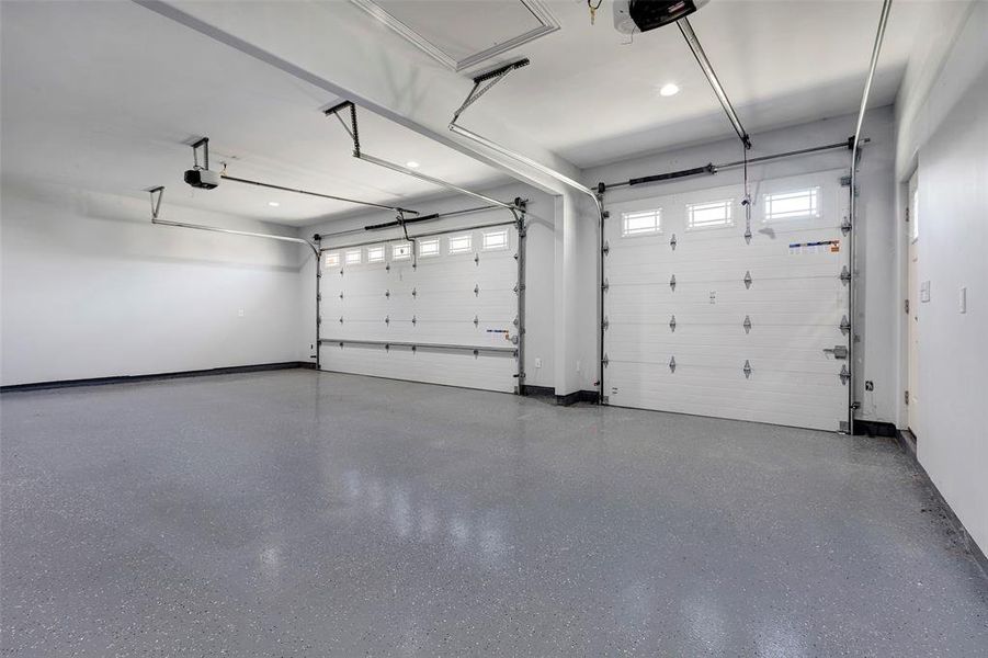 Garages just don't get nicer than this one.