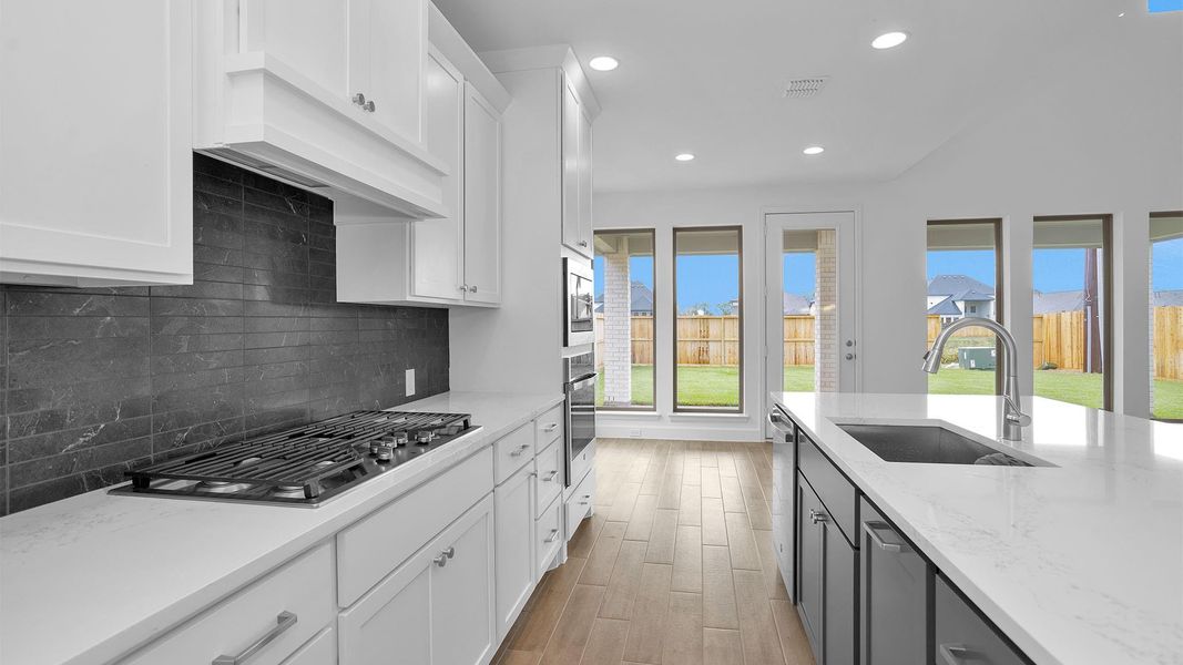 Furnished interior view inside a new home in Sienna 50', Missouri City (Image 3). Furnished interior view inside a new home in Sienna 50', Missouri City (Image 3).