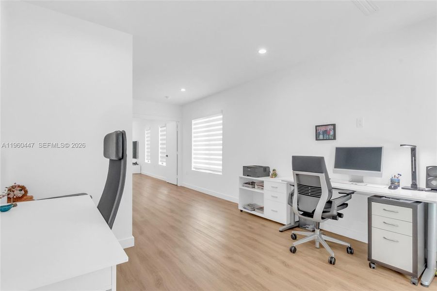 Furnished interior view inside a new home in , Miami (Image 34).