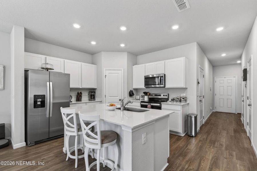 Furnished interior view inside a new home in , Jacksonville (Image 47).
