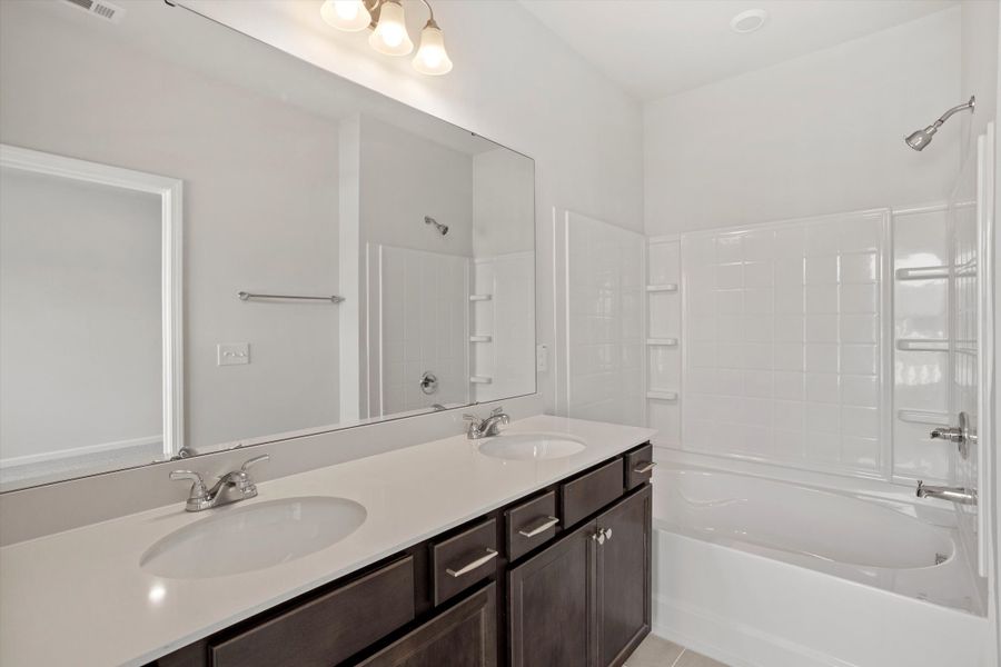 Furnished interior view inside a new home in Renaissance at White Oak, Garner (Image 13).