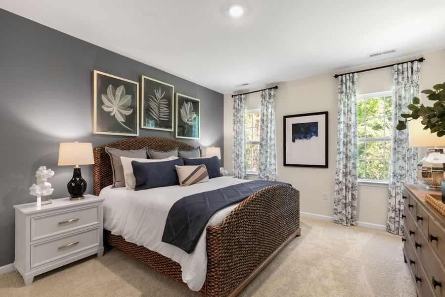 Representative furnished interior of a home built from the BOOTH by D.R. Horton in Gretchen Pines, West End (Image 17).