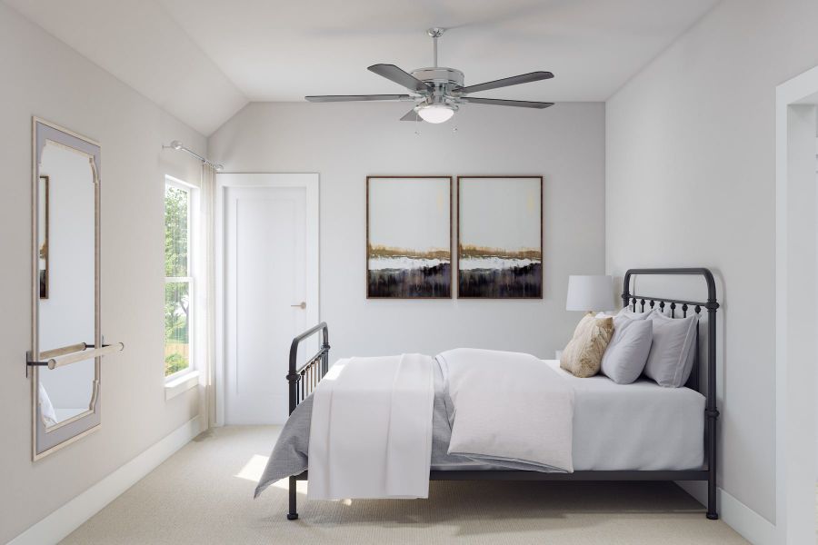 Furnished interior view inside a new home in Woodson’s Reserve, Spring (Image 18).