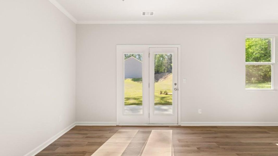 Spacious, unfurnished interior of a new home in Creekview, Atlanta (Image 31). Spacious, unfurnished interior of a new home in Creekview, Atlanta (Image 31).