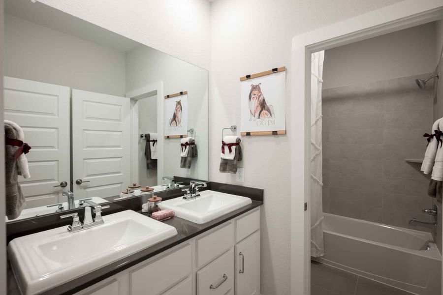 Representative furnished interior of a home built from the Martin by Tri Pointe Homes in Oakhill Reserve 50’, Tomball (Image 38). Representative furnished interior of a home built from the Martin by Tri Pointe Homes in Oakhill Reserve 50’, Tomball (Image 38).