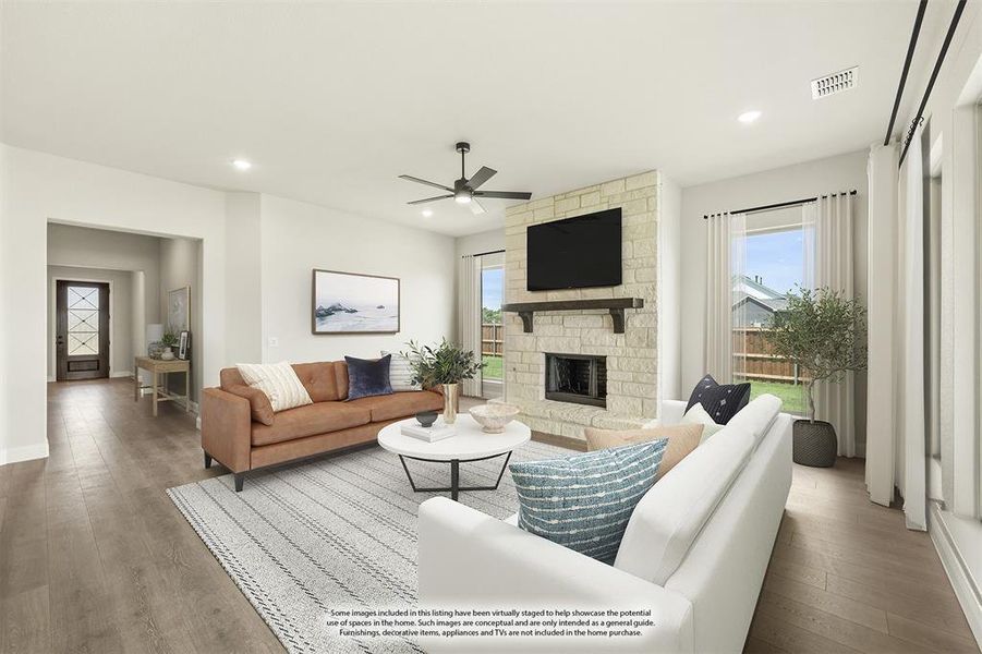 Furnished interior view inside a new home in Wildcat Ridge Phase 2 and 4, Godley (Image 7). Furnished interior view inside a new home in Wildcat Ridge Phase 2 and 4, Godley (Image 7).
