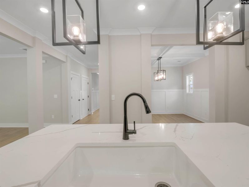 Close-up of interior finishes inside a home in Collins Cove, Chapin (Image 9).