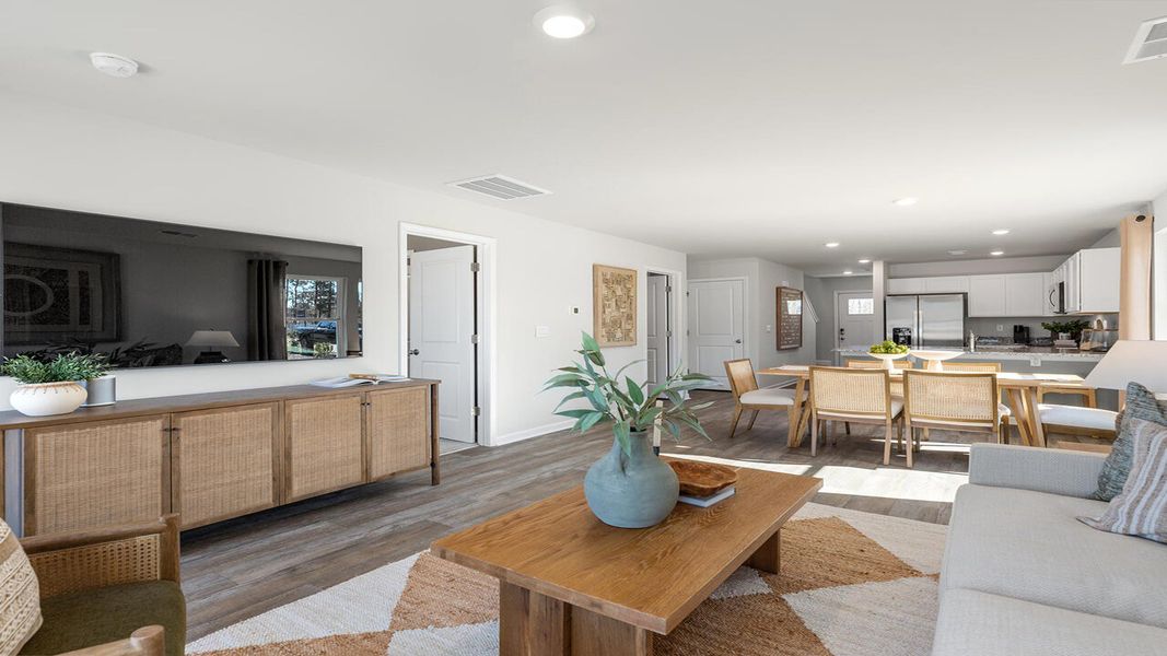 Furnished interior view inside a new home in McKenzie Gardens, Brunswick (Image 11).