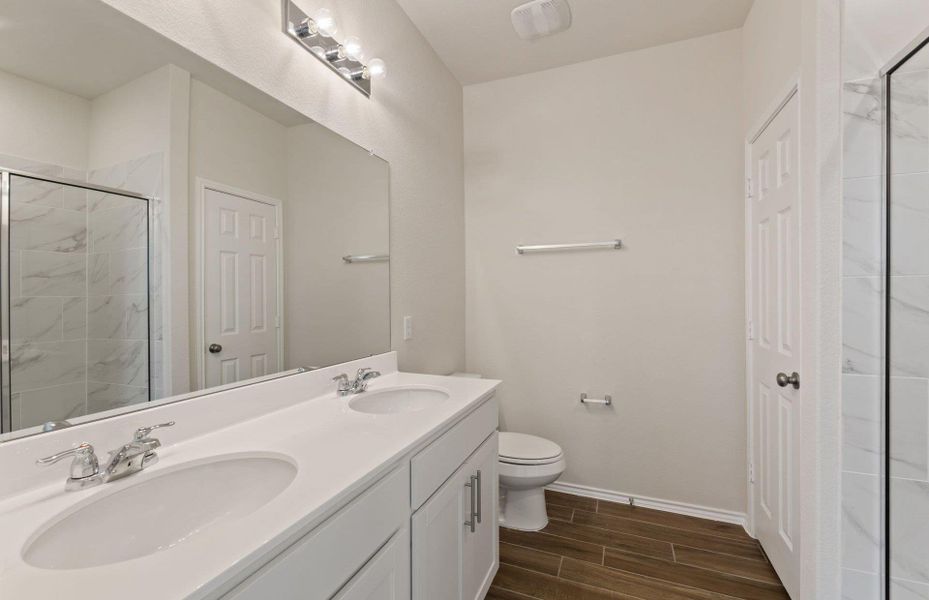 Furnished interior view inside a new home in La Cima, San Marcos (Image 5).