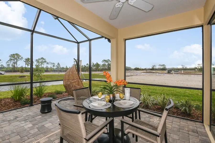 Representative exterior details of a home built from the Tidewater 2B by Neal Communities in Vicenza, Venice (Image 4).