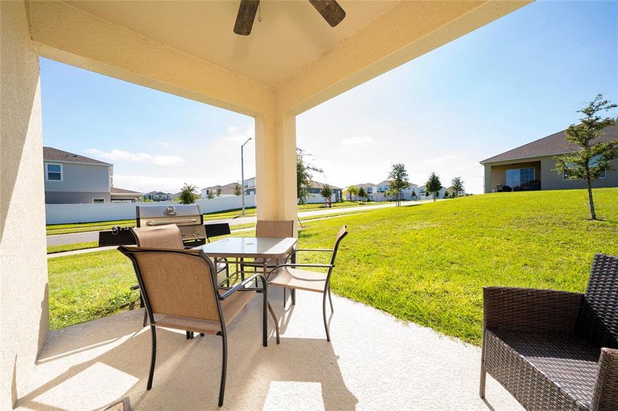 Exterior details and patio area of a home in , Davenport (Image 3).