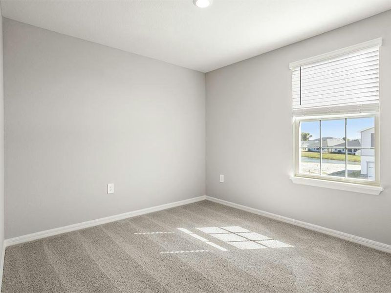 Enjoy large secondary bedrooms.