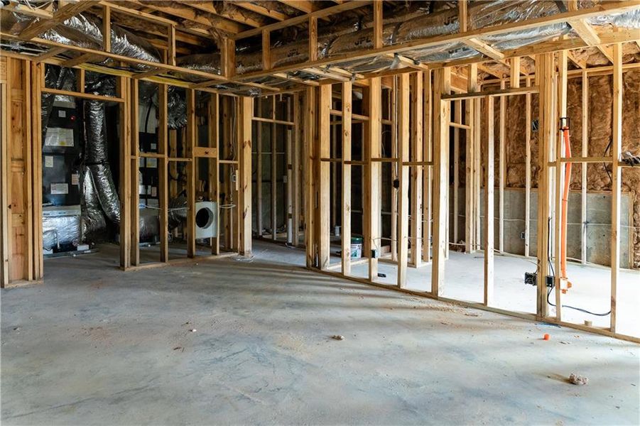 In-progress construction of a new home in , Atlanta, GA (Image 90).