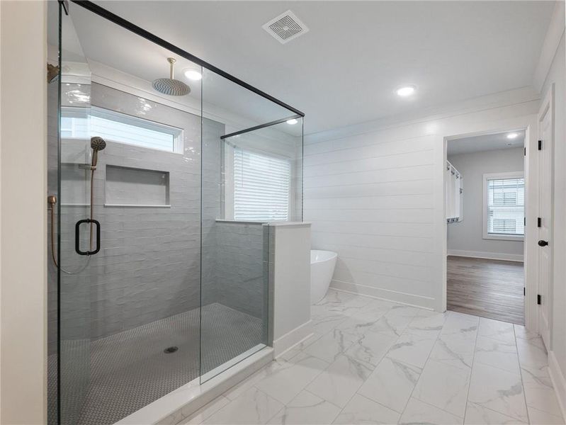 Furnished interior view inside a new home in , Buford (Image 11).