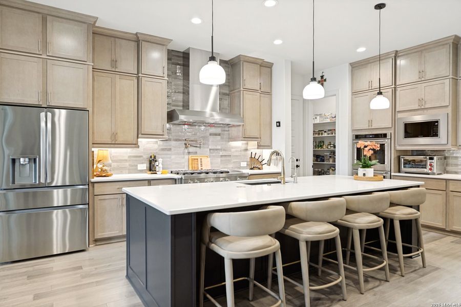 Furnished interior view inside a new home in Esperanza - 80' & 90', Boerne (Image 7).