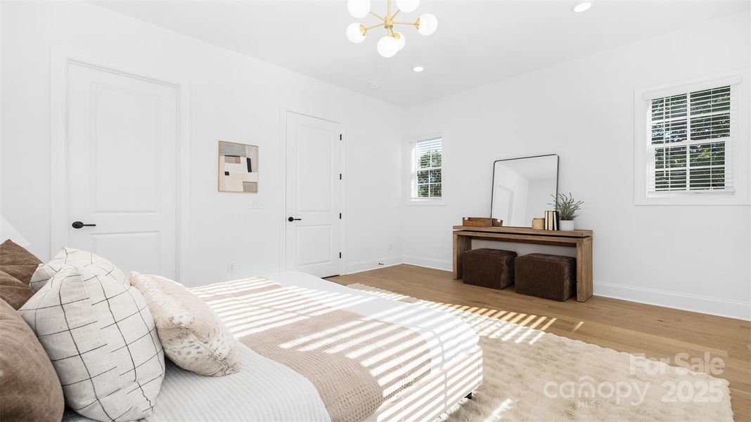 Furnished interior view inside a new home in , Charlotte (Image 34).